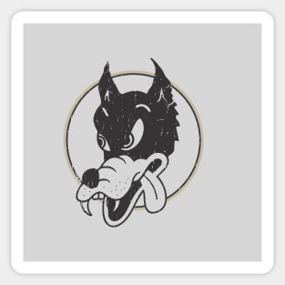 Vintage The Wolf Sticker